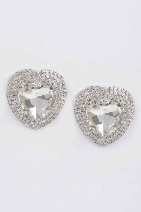 Rhinestone Stud Earring