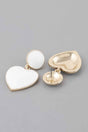 Twisted Heart Drop Earrings