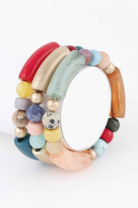 Two Toned Bead Bracelet