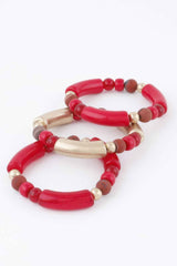 Two Toned Bead Bracelet