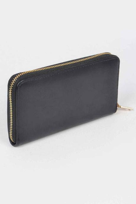 Studded Wallet With Chain