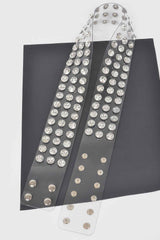 Multi Large Stone Clear Waist Belt