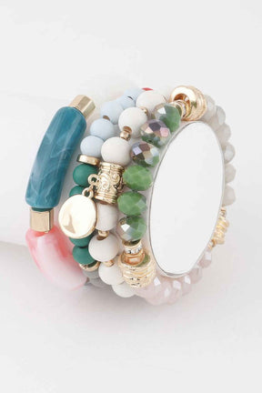 Multi Crystal Pendant Bracelet