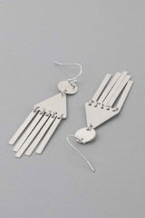 Geometric Bar Drop Earrings