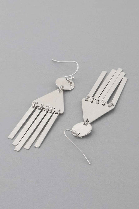 Geometric Bar Drop Earrings