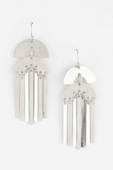 Double Arch Bar Drop Earrings
