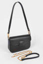 Faux Leather Shoulder Bag