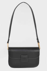 Faux Leather Shoulder Bag