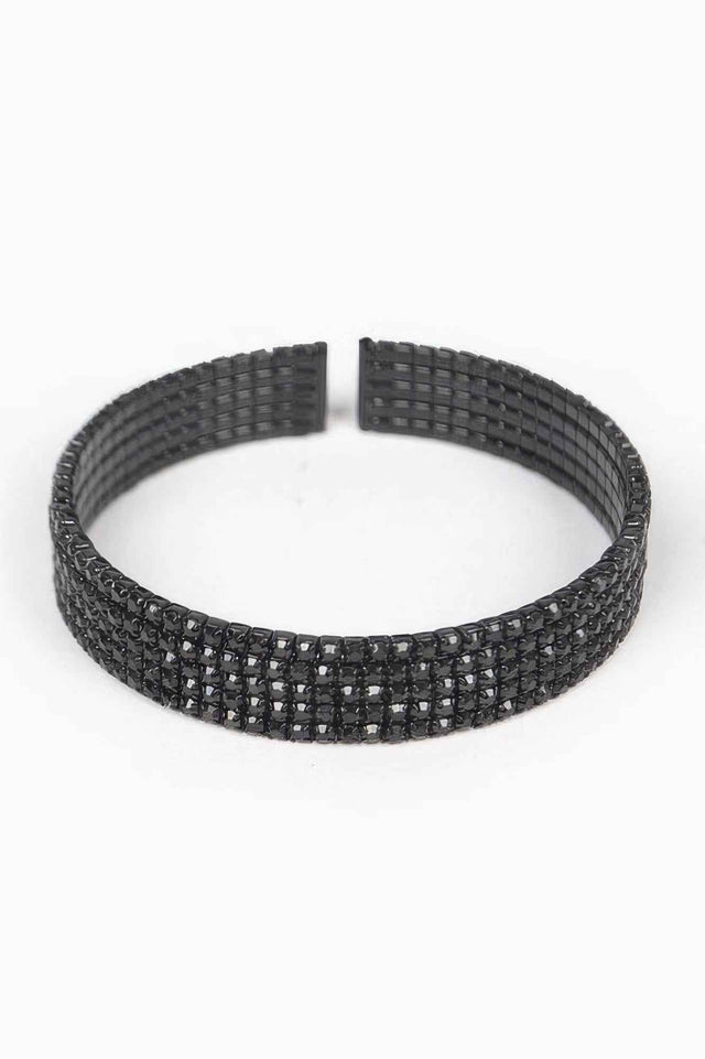 Wrap Rhinestone Bangle