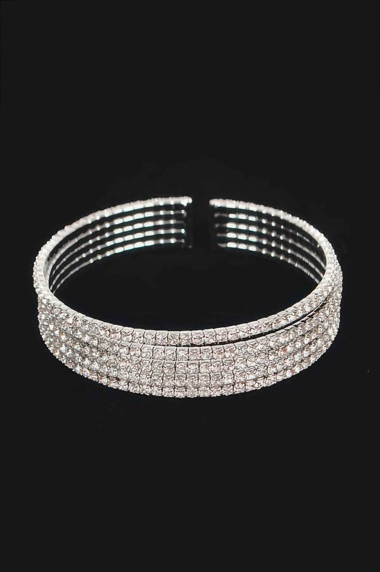 Wrap Rhinestone Bangle
