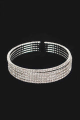 Wrap Rhinestone Bangle
