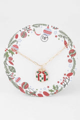 Checker Gift Chain Necklace
