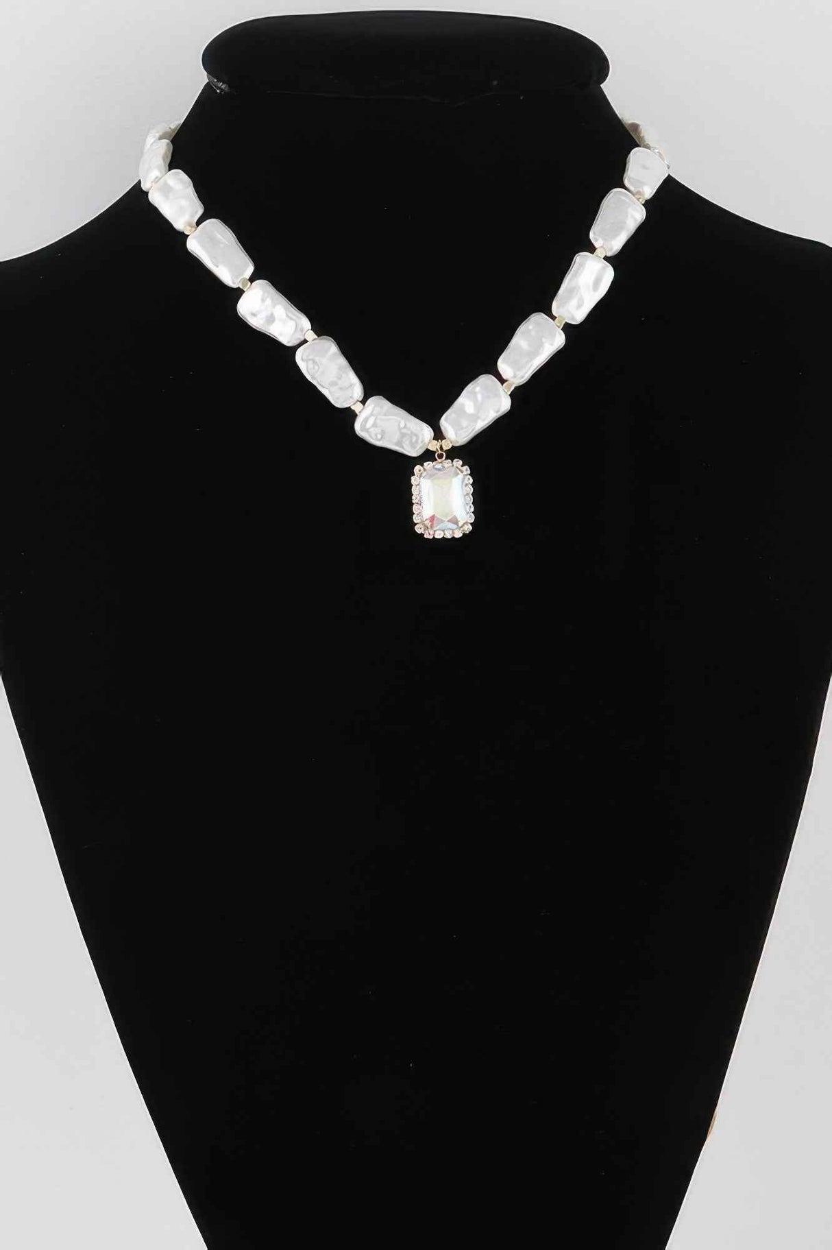 Multi Stone Pendant Necklace