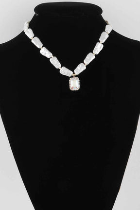 Multi Stone Pendant Necklace