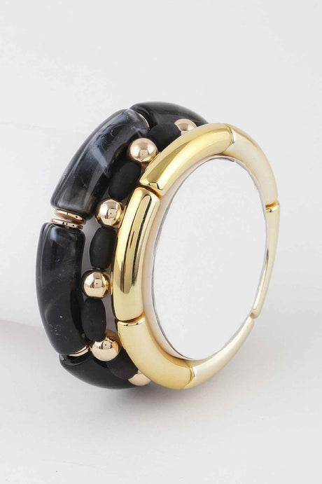 Multi Marble Tube Bracelet