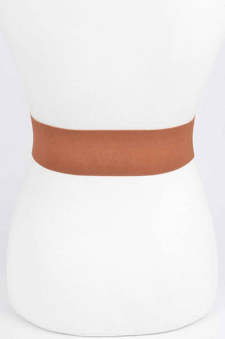 Rhinestone Plus Size Metal Chain Buckle Belt