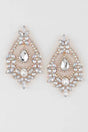 Open Crystal Drop Earrings