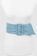 Monotone Leather Buckle Belt