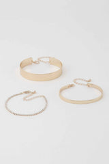 Triple Jewel Band Bracelet
