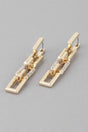 Link Chain Drop Earrings