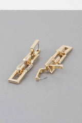 Link Chain Drop Earrings