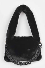 Faux Fur Shoulder Bag