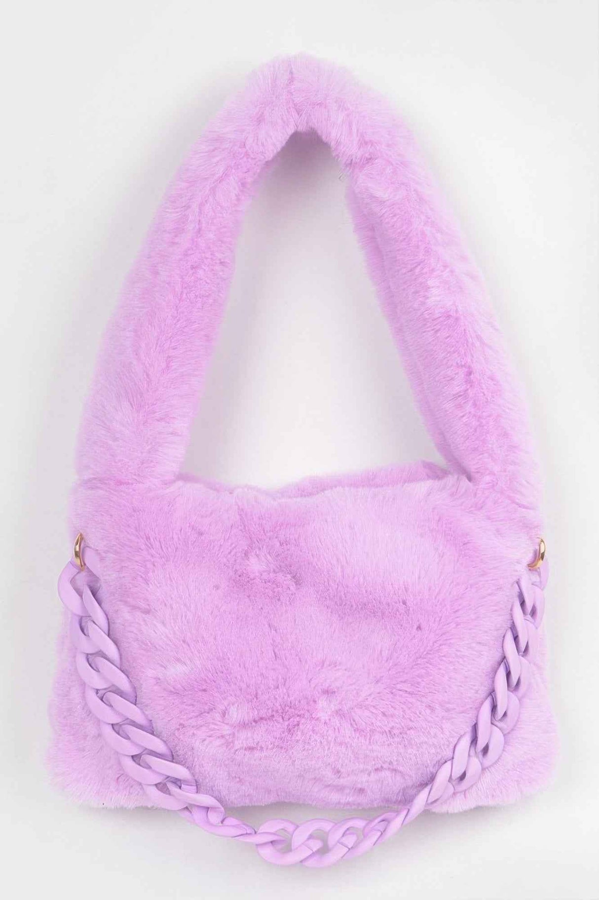 Faux Fur Shoulder Bag