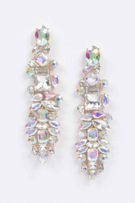 Multi Rhinestone Earring