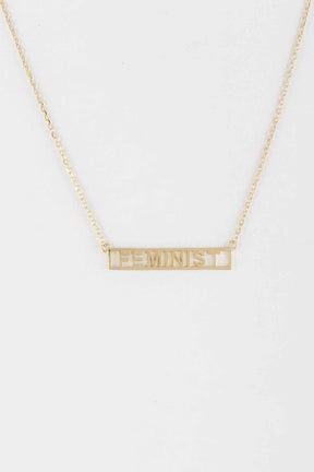 Feminist Necklace
