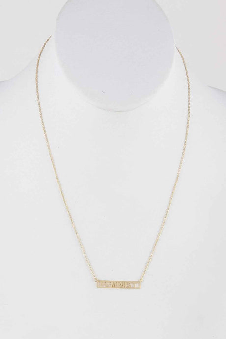 Feminist Necklace