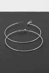 Engraved Thin Hoop Earrings