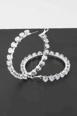 Crystal Star Hoop Earrings