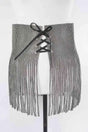 Rhinestone Fringe Belt