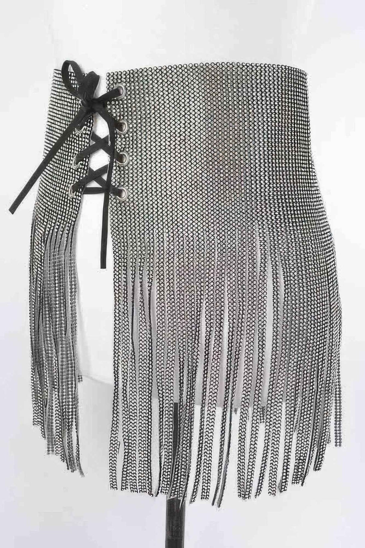 Rhinestone Fringe Belt