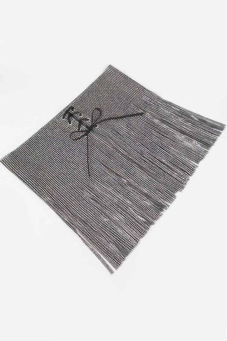 Rhinestone Fringe Belt