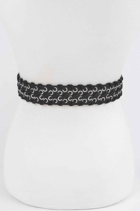 Multi Metal Eyelet Belt