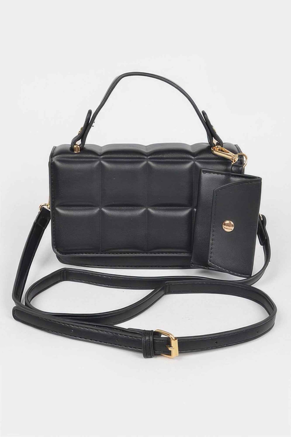 Quilted Top Handle Bag