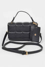 Quilted Top Handle Bag