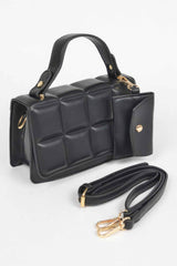 Quilted Top Handle Bag