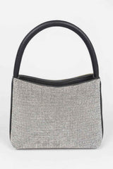 Rhinestone Top Handle Bag
