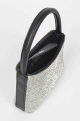Rhinestone Top Handle Bag