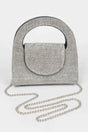 Rhinestone Top Handle Bag