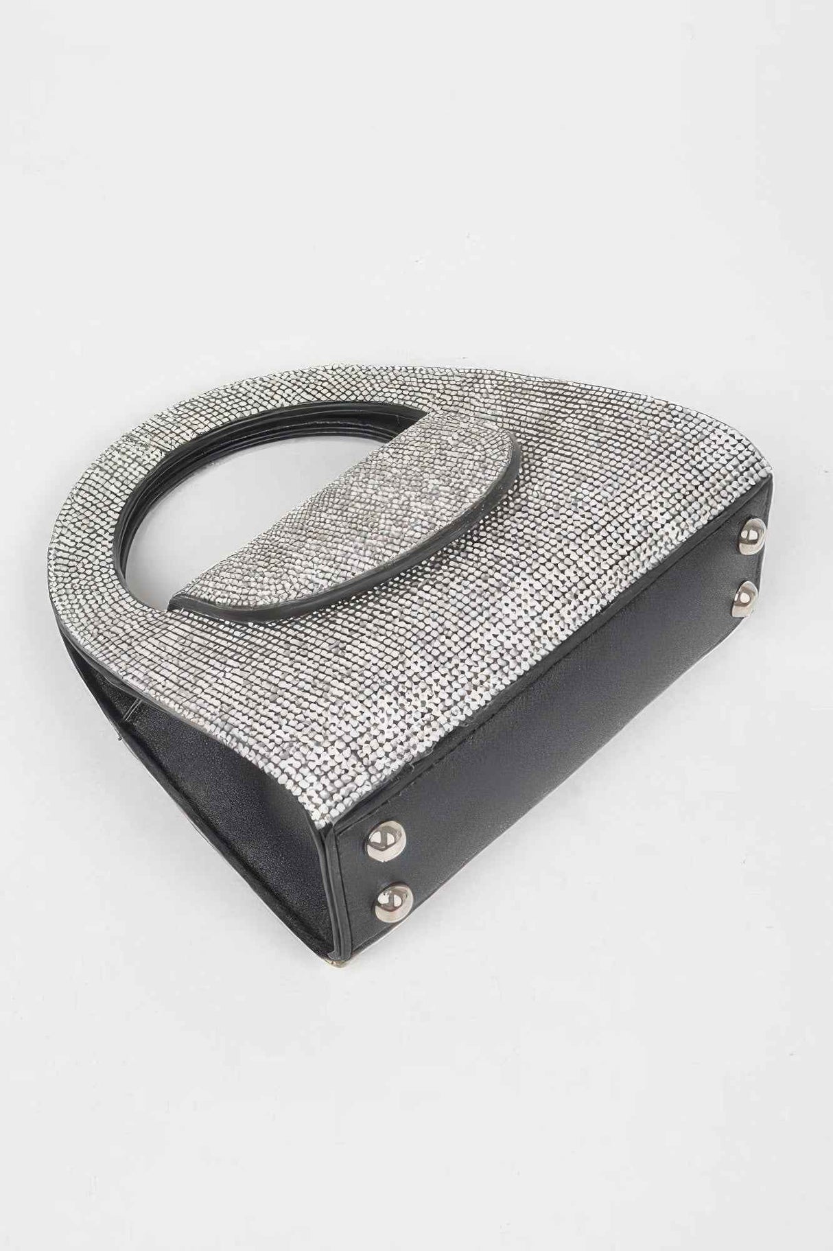 Rhinestone Top Handle Bag