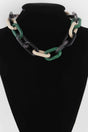 Two Toned Link Chain Necklace
