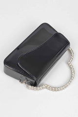 Glitter Rhinestone Handle Bag