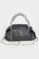 Faux Leather Shoulder Bag