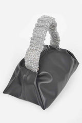 Faux Leather Shoulder Bag
