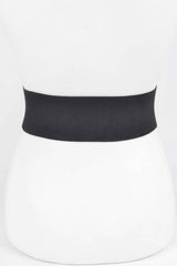 Rhinestone Buckle Stretch Belt