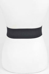 Rhinestone Buckle Stretch Belt