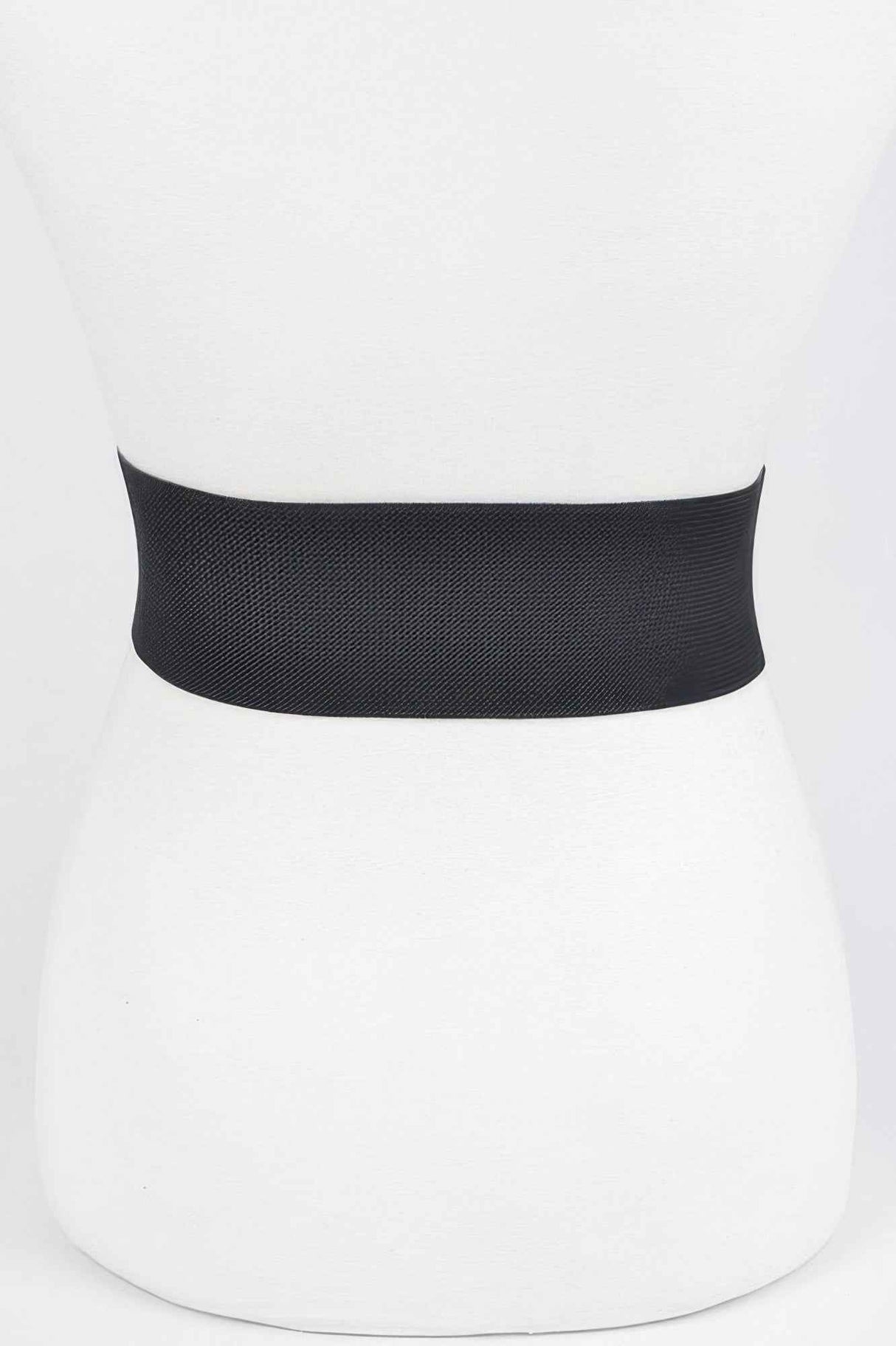 Big Metal Buckle Stretch Belt